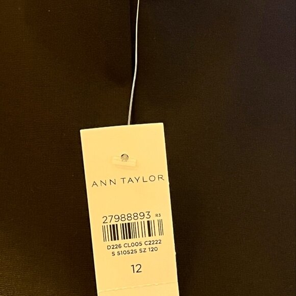 Ann Taylor Black Pull-On Slim Pants, Size 12 – NWT - Picture 7 of 7